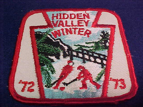 Hidden Valley, Winter, 1972-73