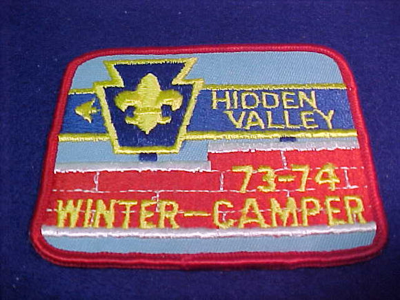 Hidden Valley, Winter Camper, 1973-74