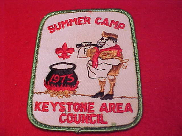 Keystone Area C., Summer Camp, 1975, used