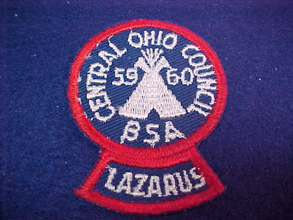 Lazarus, Central Ohio C., 1959-60
