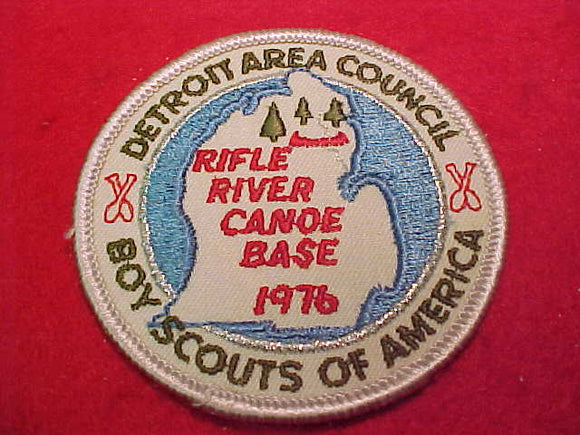 Rifle River Canoe Base, Detroit Area C., 1976