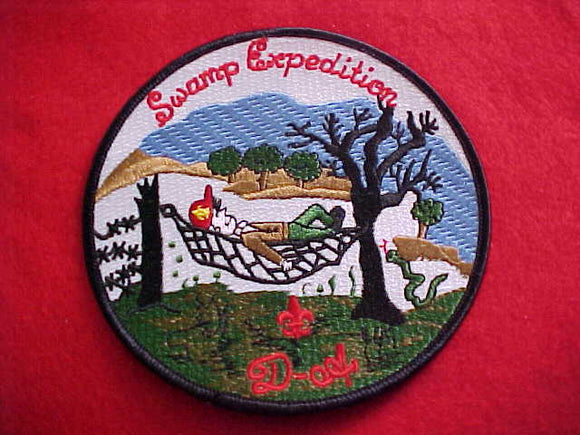 D-BAR-A JACKET PATCH, SWAMP EXPEDITION, 5 ROUND