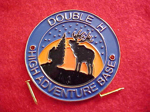 DOUBLE H, HIGH ADVENTURE BASE, HIKING STICK EMBLEM, HEAVY METAL (LIKE A TOKEN)