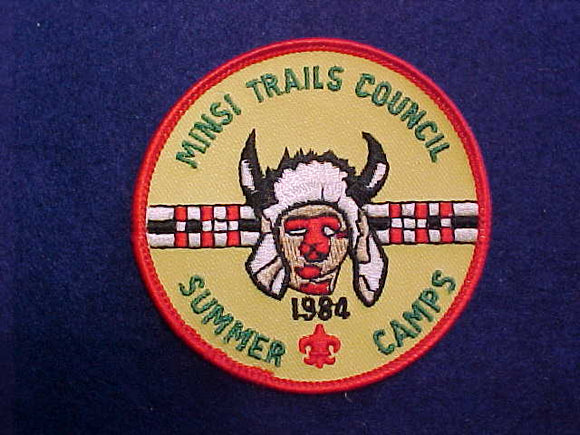 MINSI TRAILS COUNCIL SUMMER CAMPS, 1984