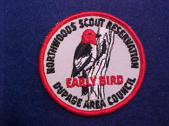 NORTHWOODS SCOUT RESV., EARLY BIRD, DUPAGE AREA COUNCIL