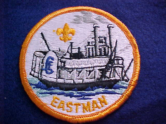 EASTMAN, NO DATE, FULLY EMBROIDERED, YELLOW BORDER