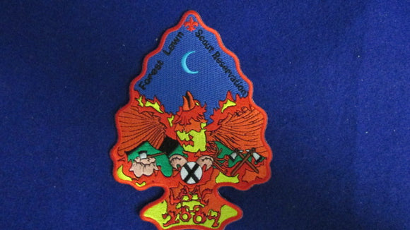 Forest Lawn Scout Reservation 2007 Jacket Patch, 6 3/8