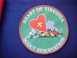 heart of virginia scout reservation, 7" round