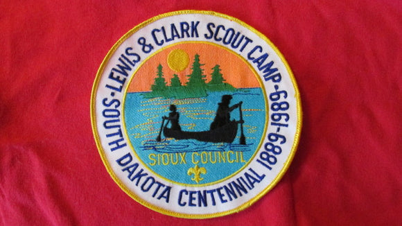 Lewis & Clark Scout Camp 1989, Sioux Council, South Dakota Centennial 1889-1989, 6