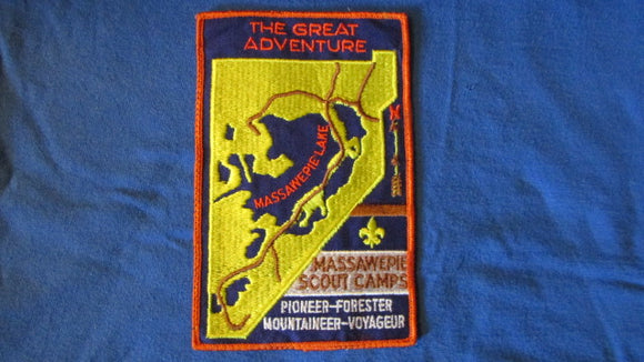 Massawepie Scout Camps, Pioneer, Forester, Mountaineer, Voyageur, 4x6.5