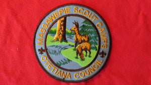 Massawepie Scout Camps, Otetiana Council, 5" round