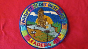 Owasippe Scout Reservation, "Leaders All", 6" round