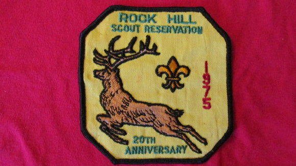Rock Hill Scout Reservation, 1975, 20th anniversary, 5x5