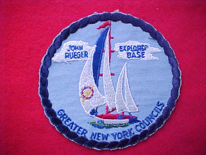 john rueger explorer base, greater new york councils, 5" round