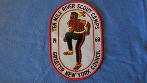 Ten Mile River Scout Camps, 1968, Greater New York Council, 4x6