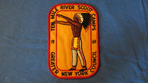 Ten Mile River Scout Camps, 1969, Greater New York Council, 4x6