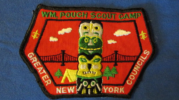 Wm. Pouch Scout Camp, Greater New York Councils, 5.5x3.75, used