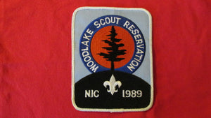 Woodlake Scout Reservation, 1989, N.I.C., 4.5x6
