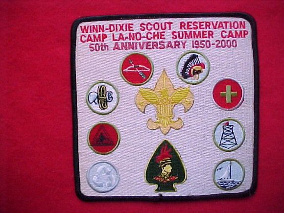 winn-dixie scout reservation, la-no-che summer camp, central florida council, 50th anniv. 1950-2000, 5 1/2
