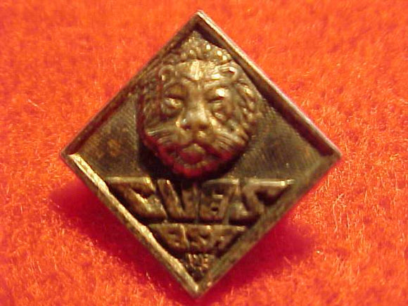 LION PIN, CUBS BSA,, 1930'S, SAFETY PIN BACK