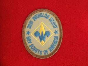 Webelos Scout 2010 Oval Patch, Med. blue letters