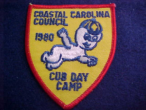 CASPER THE GHOST, 1980, COASTAL CAROLINA C. CUB DAY CAMP