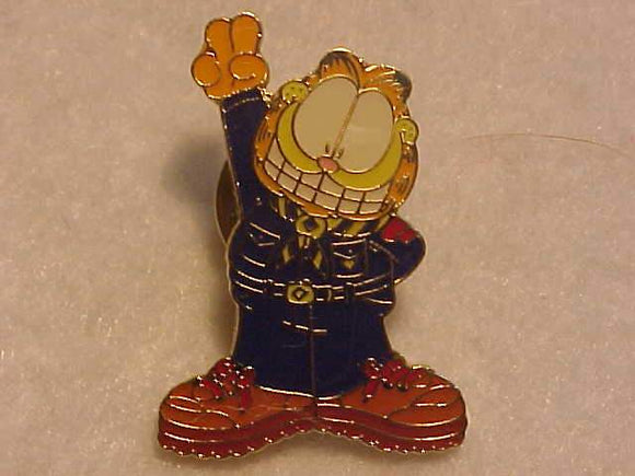 GARFIELD PIN, CUB SCOUT SIGN