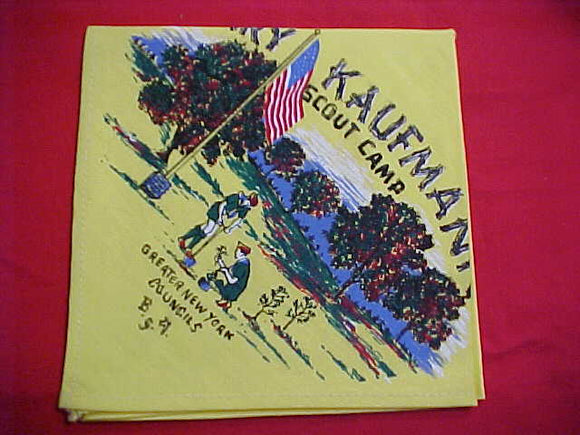 HENRY KAUFMAN SCOUT CAMP N/C, GREATER NEW YORK COUNCILS, MINT