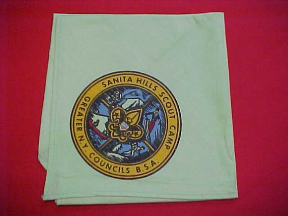SANITA HILLS SCOUT CAMP N/C, GREATER N. Y. COUNCILS, MINT