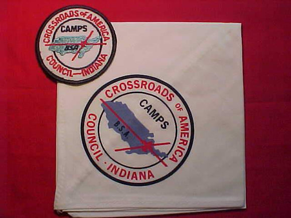 CROSSROADS OF AMERICA COUNCIL CAMPS  N/C + PATCH SET