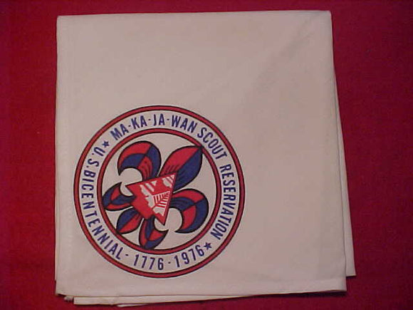 MA-KA-JA-WAN SCOUT RESV. NECKERCHIEF, 1976, MINT