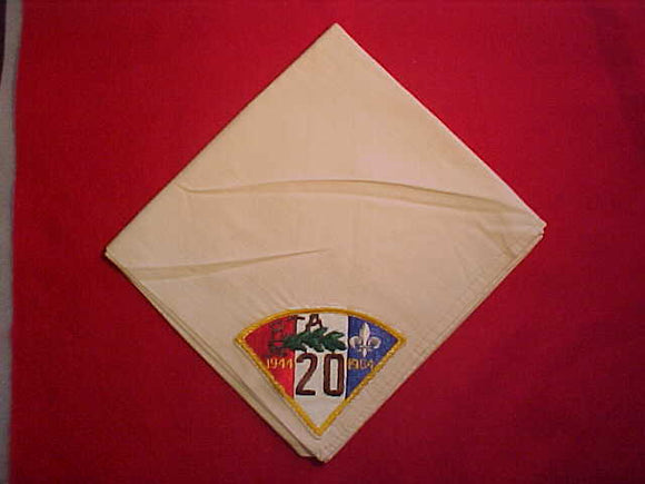 BREYER TRAINING AREA NECKERCHIEF WITH PATCH, 1944-1964