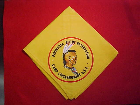 CHICKAHOMINY, PENINSULA SCOUT RESERVATION NECKERCHIEF, MINT