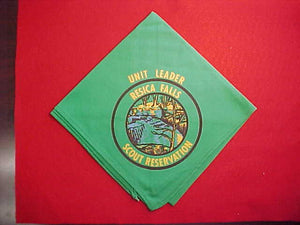 RESICA FALLS SCOUT RESERVATION UNIT LEADER NECKERCHIEF, MINT