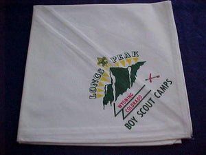 LONGS PEAK BOY SCOUT CAMPS NECKERCHIEF, WYOMING/COLORADO