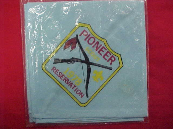 PIONEER SCOUT RESV. N/C, 1978, MINT IN ORIG. BAG