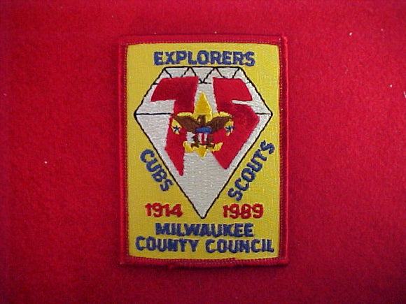 Milwaukee County Council 1914-1989 Yellow Twill