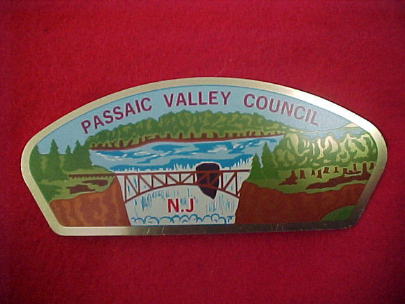 Passaic Valley council Metallic sticker csp shape