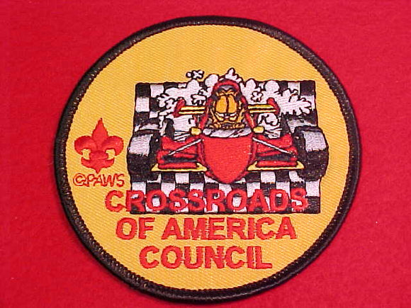 crossroads of america council, garfield in indy car