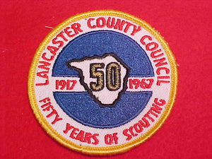 lancaster-lebanon council1917-1967, fifty years of scouting