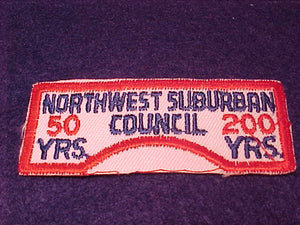 Northwest Suburban C., 50 yrs./200 yrs., segment, 1976