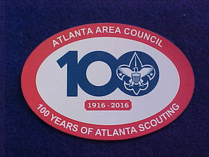 ATLANTA AREA COUNCIL MAGNET, 1916-2016