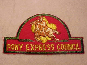 PONY EXPRESS C., PB, HAT SHAPE