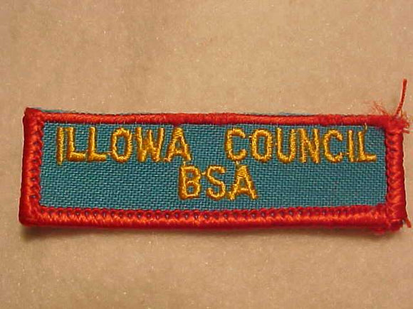 ILLOWA COUNCIL PATCH