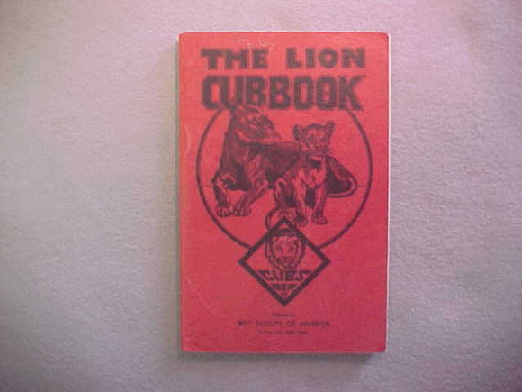 LION RANK 2/1941 PRINTING,RED COVER