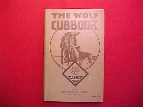 WOLF RANK 11/1936 PRINTING,EXCELLENT CONDITION