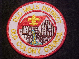 OLD MILLS DISTRICT, OLD COLONY COUNCIL