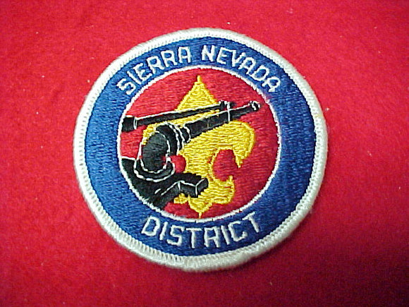 Sierra Nevada District, Mint Front, glue on back