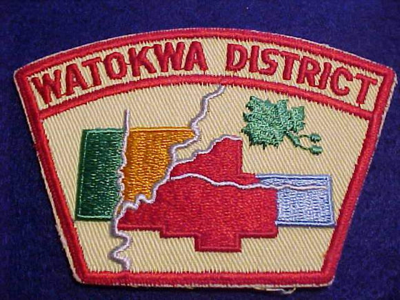 WATOKWA DISTRICT CSP, 1950'S-60'S, RARE