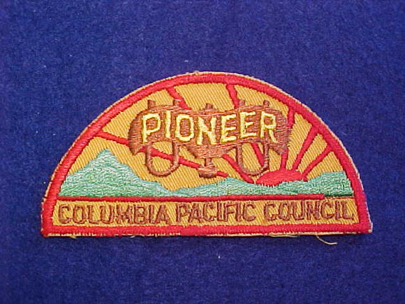 PIONEER DISTRICT, COLUMBIA PACIFIC COUNCIL
